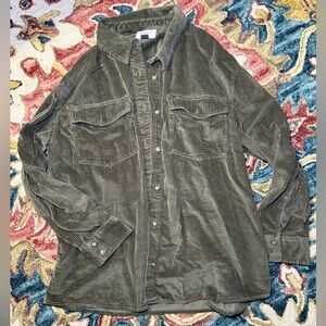 American Eagle Corduroy Button Down